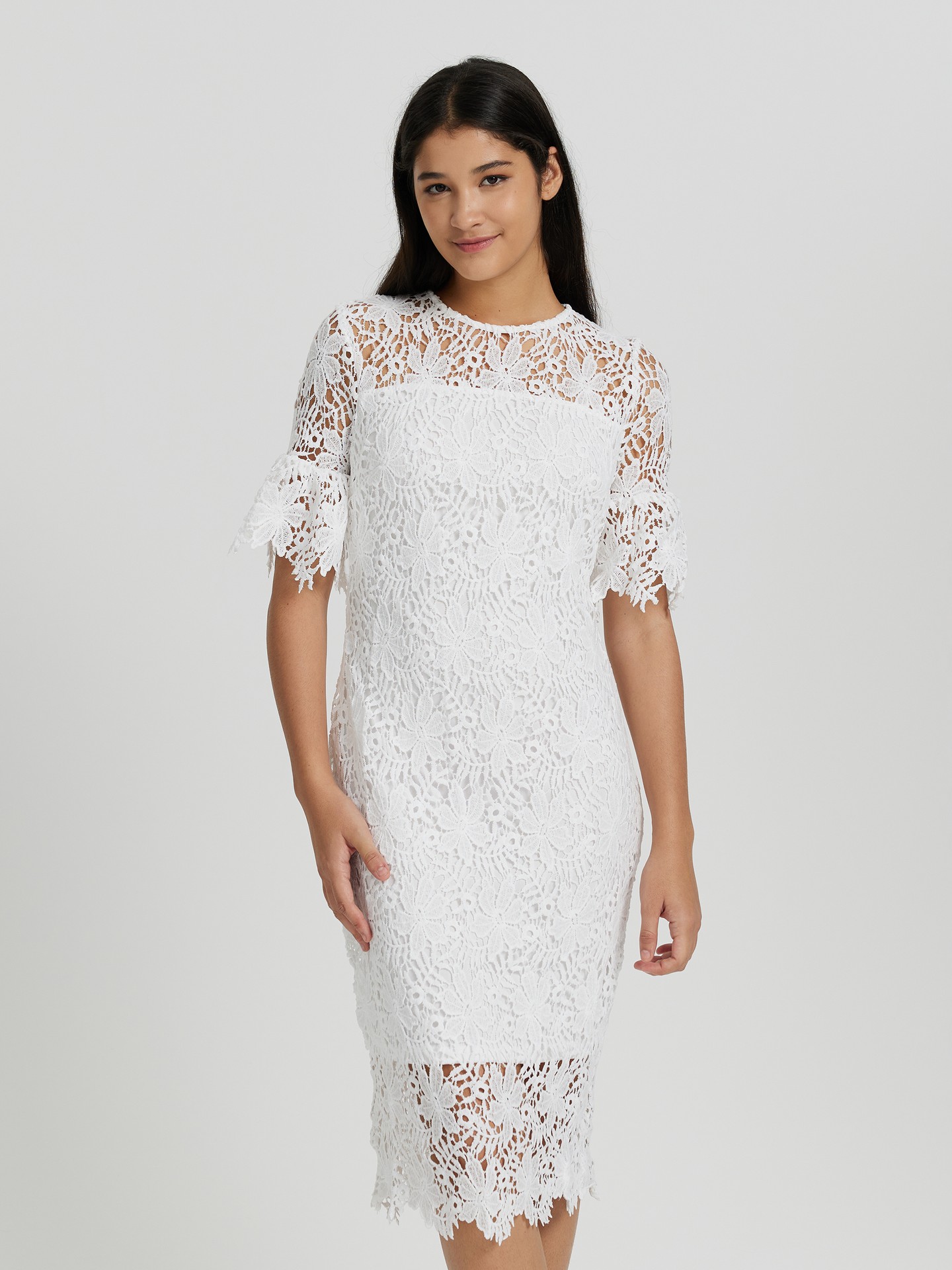 Sheer Cocktail Dress