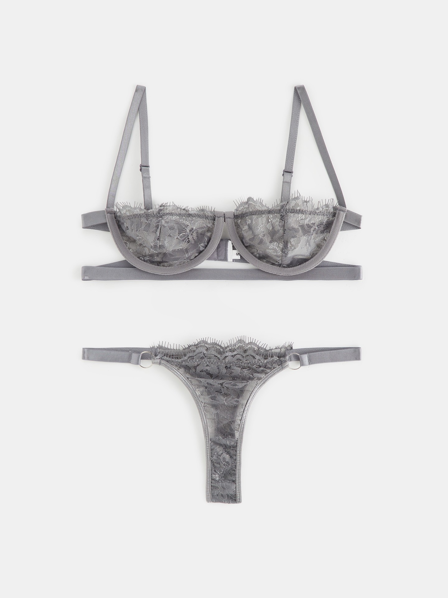 Lace-trimmed Bra & Panty Set丨Urbanic