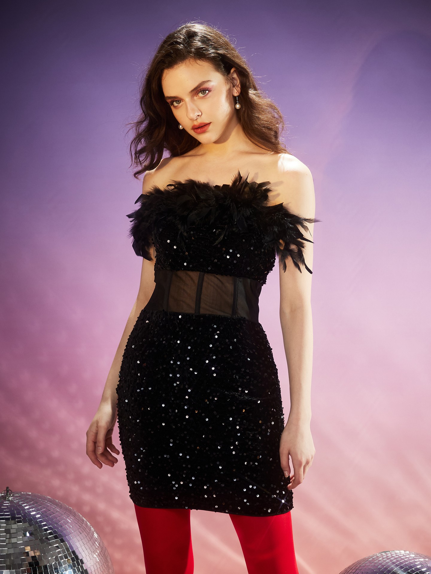 Sheer Bodycon Dress