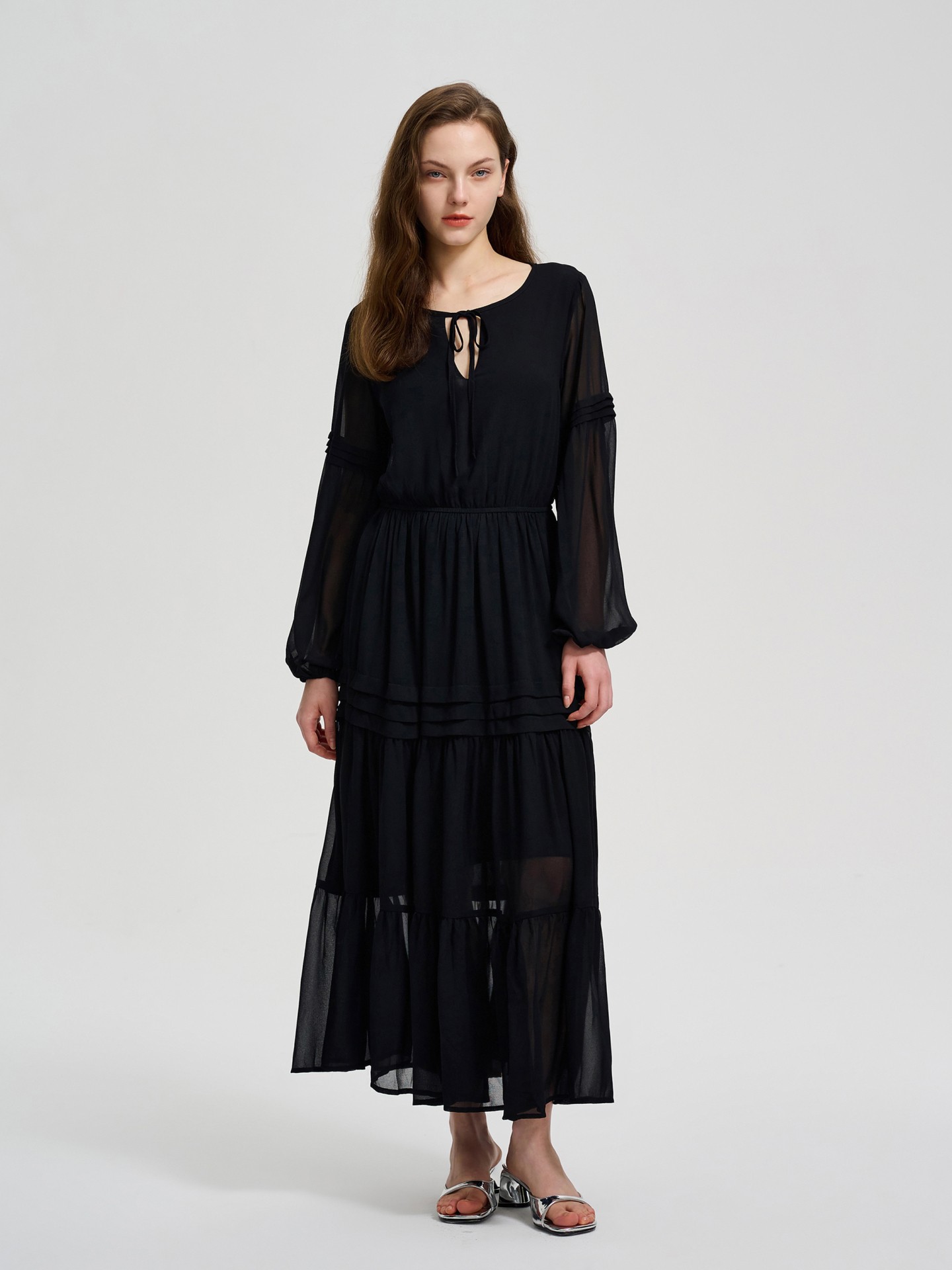 Tied A-Line Dress