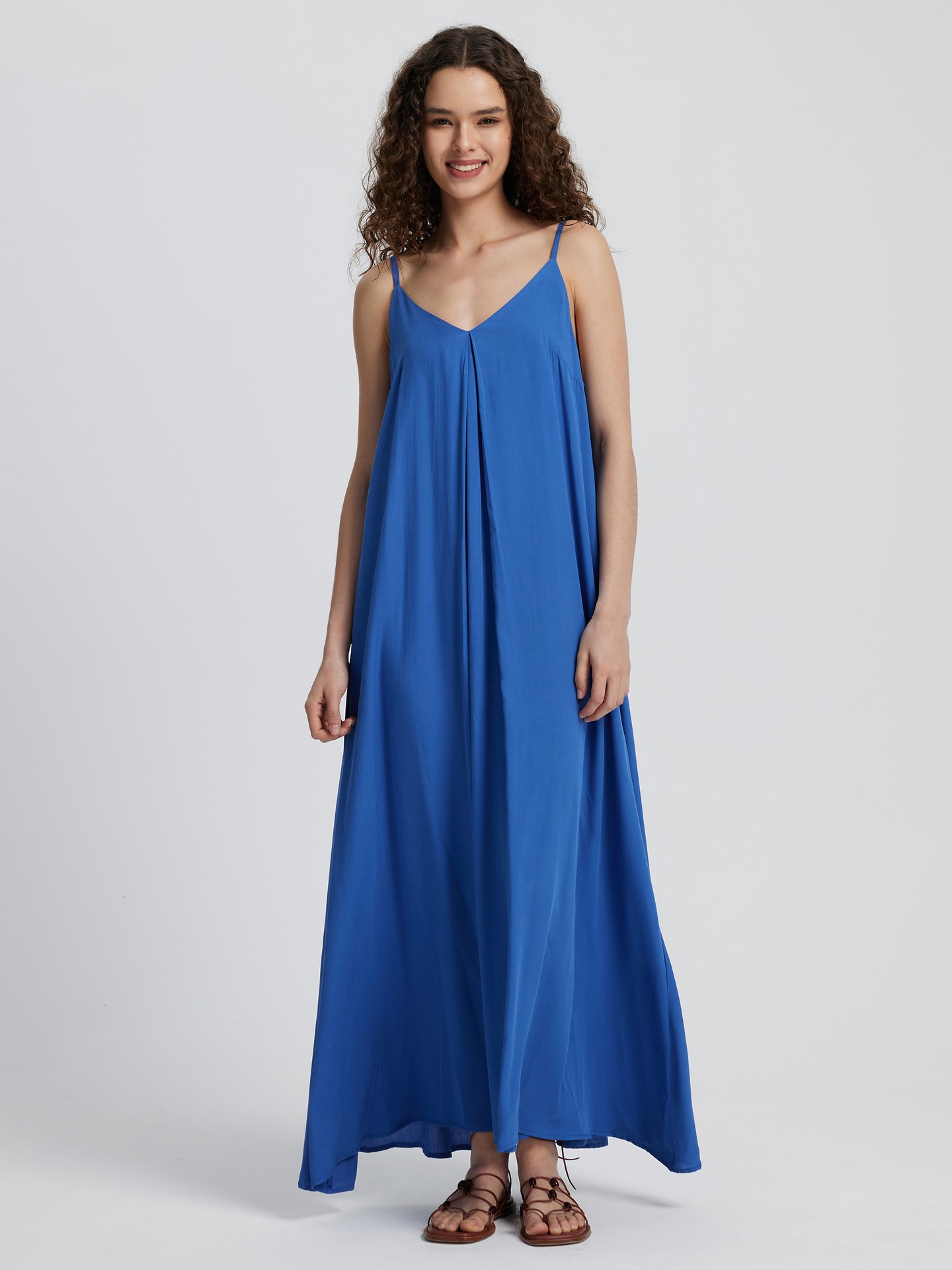 Long A-line Cami Dress