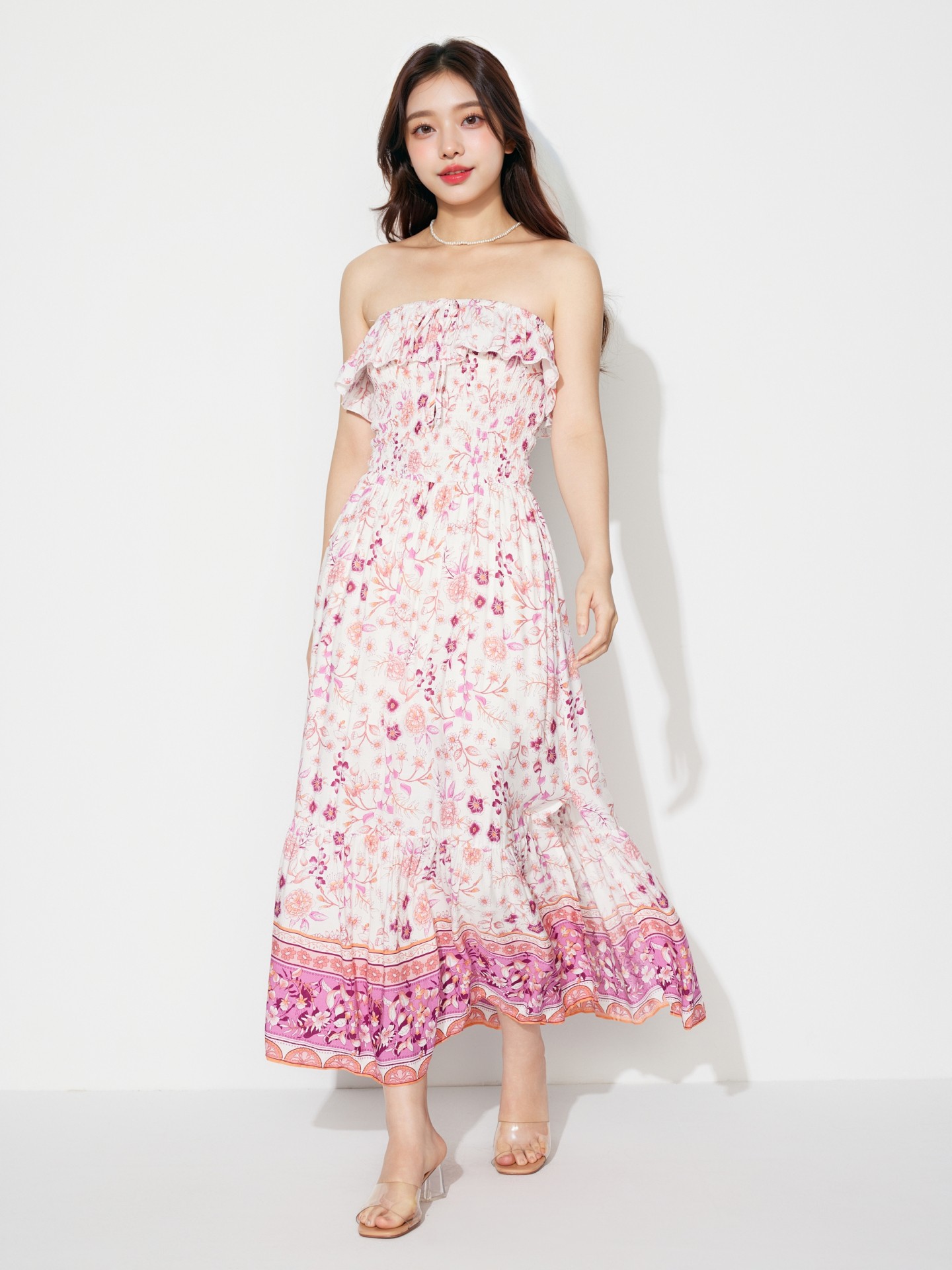 Ruffle A-Line Dress