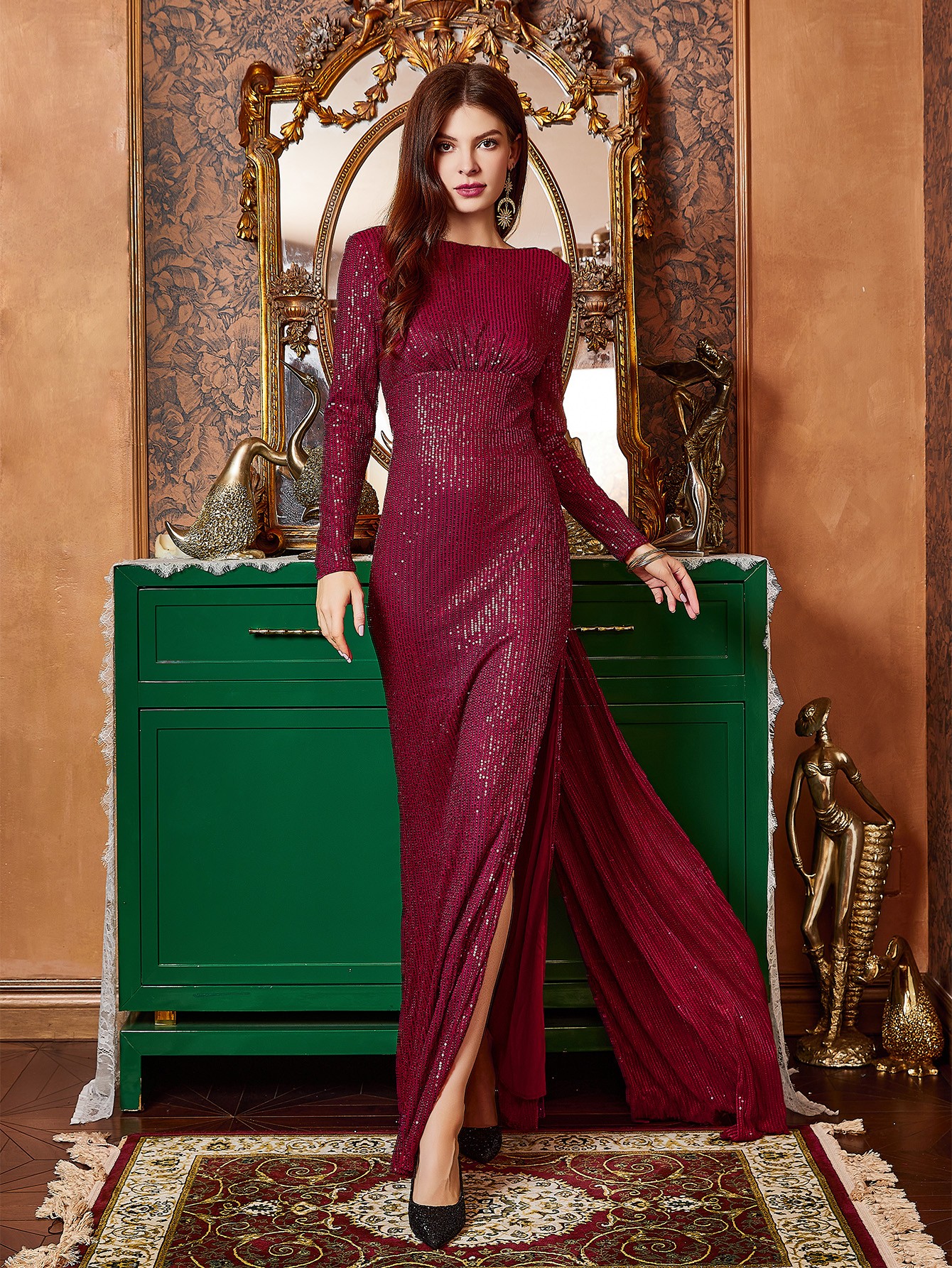 Sequinned Cocktail Dress