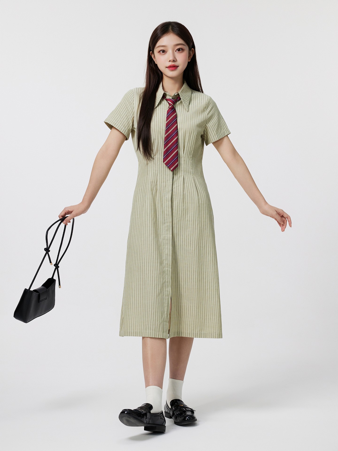100% Cotton Detachable Shirt Dress