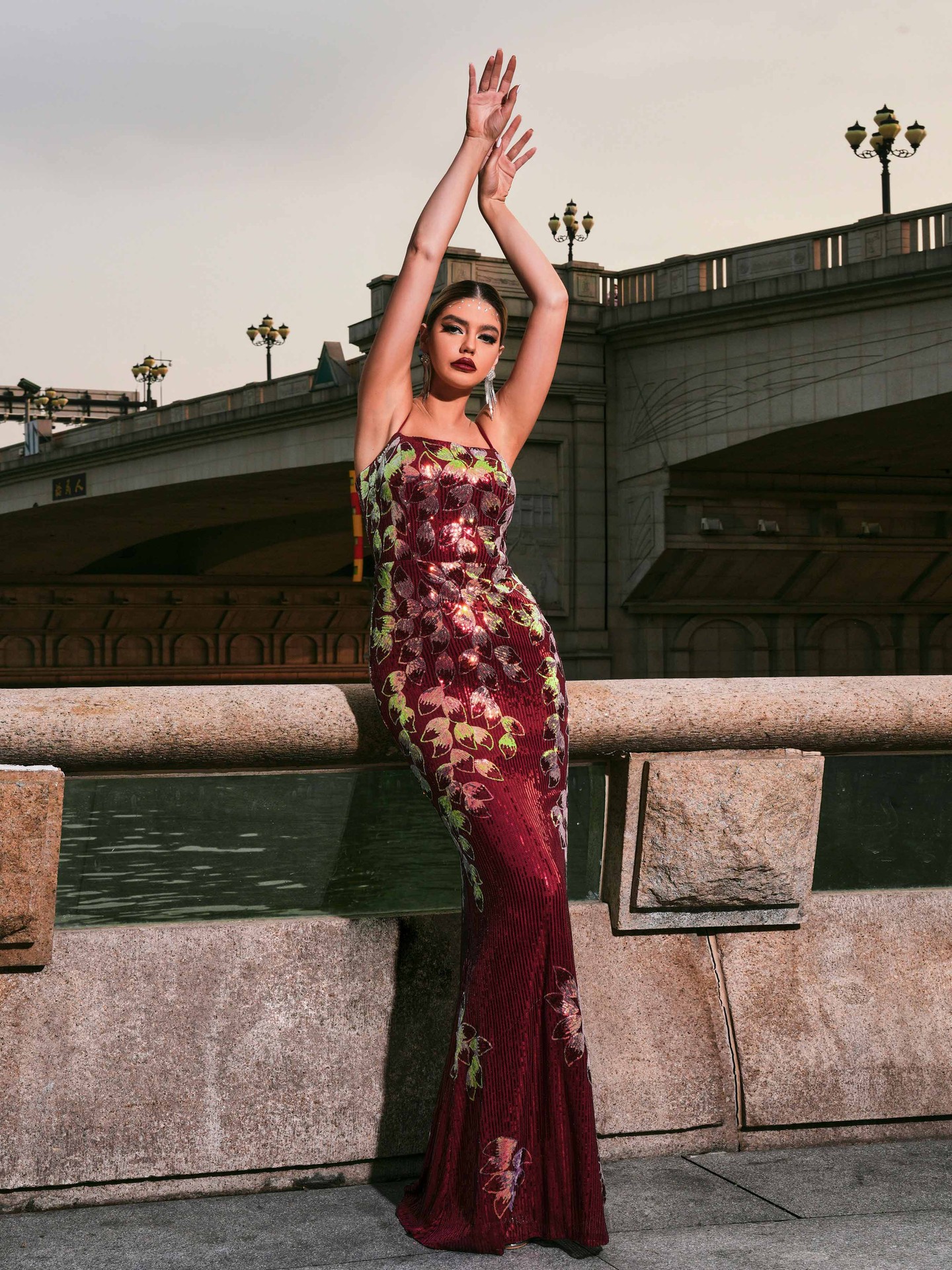Sequinned Cocktail Dress