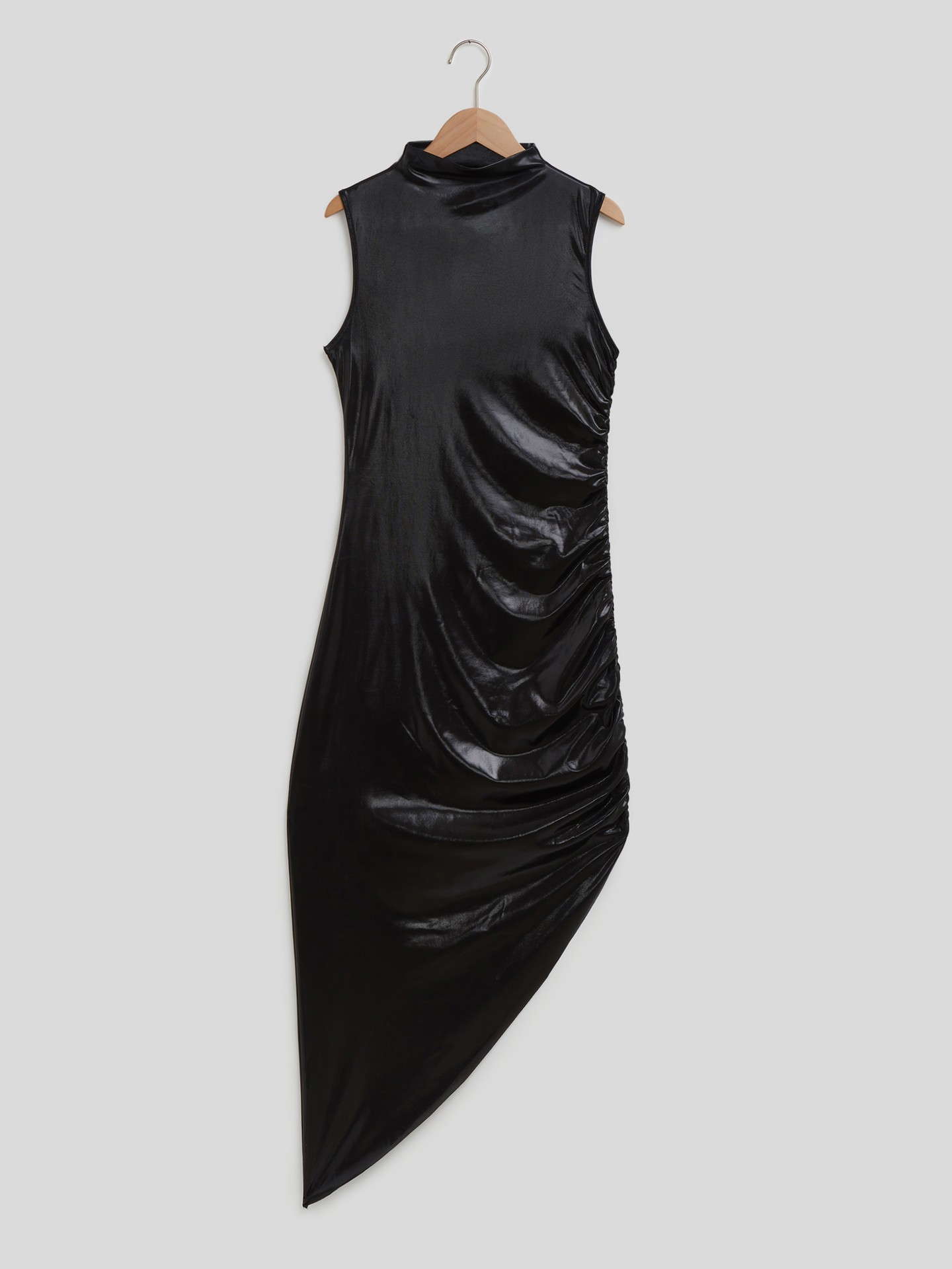 Metallic Ruched Bodycon Dress丨Urbanic