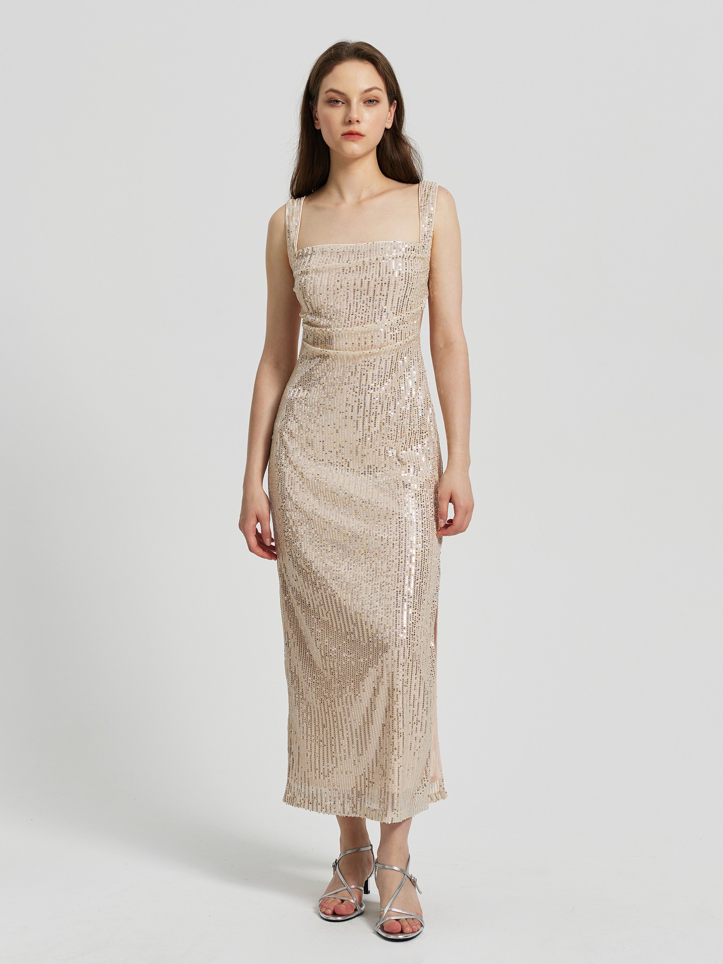 Slit Cocktail Dress
