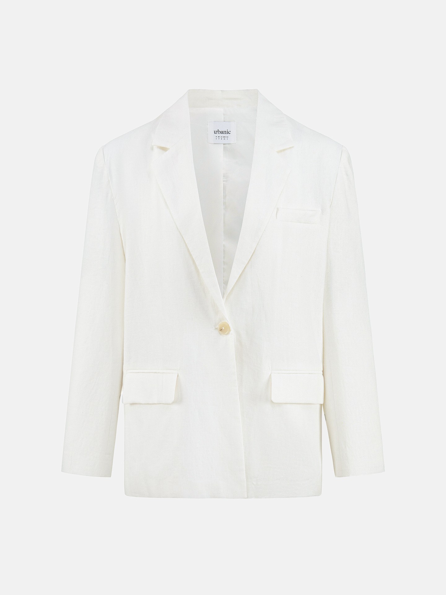 Oversize Linen Blend Blazer