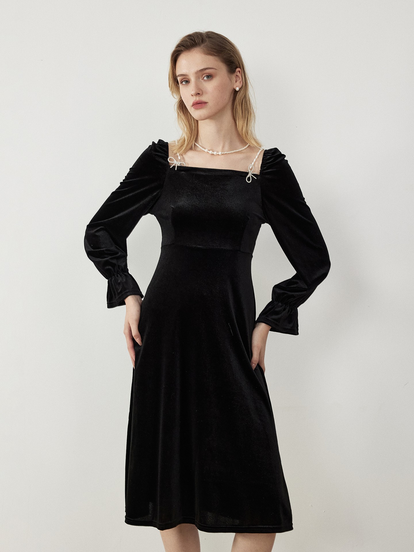 Chain A-Line Dress