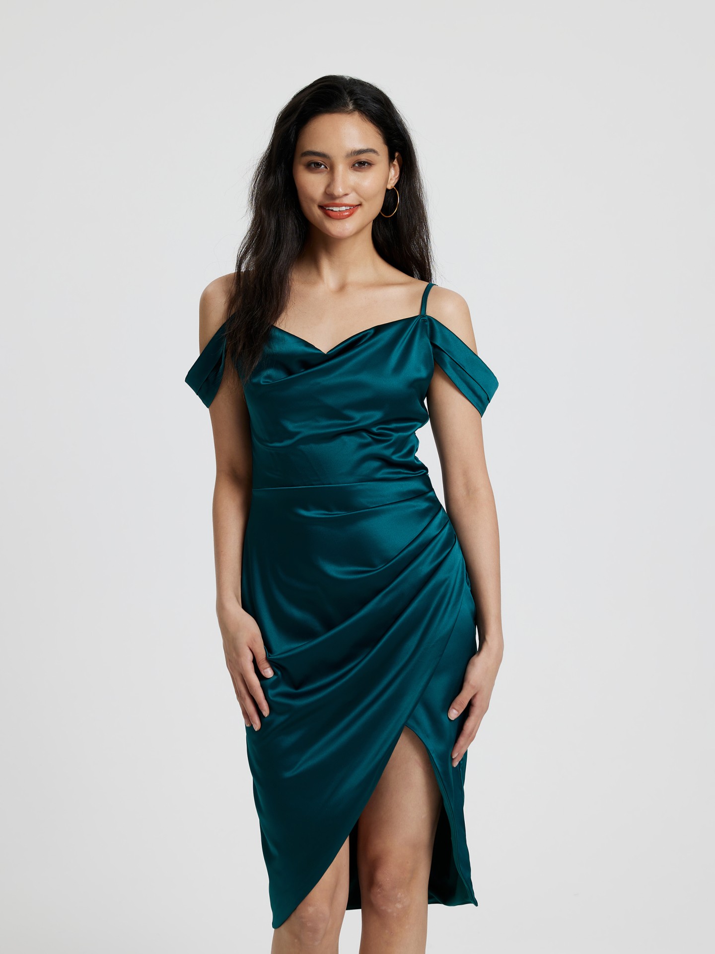 Gathered Bodycon Dress