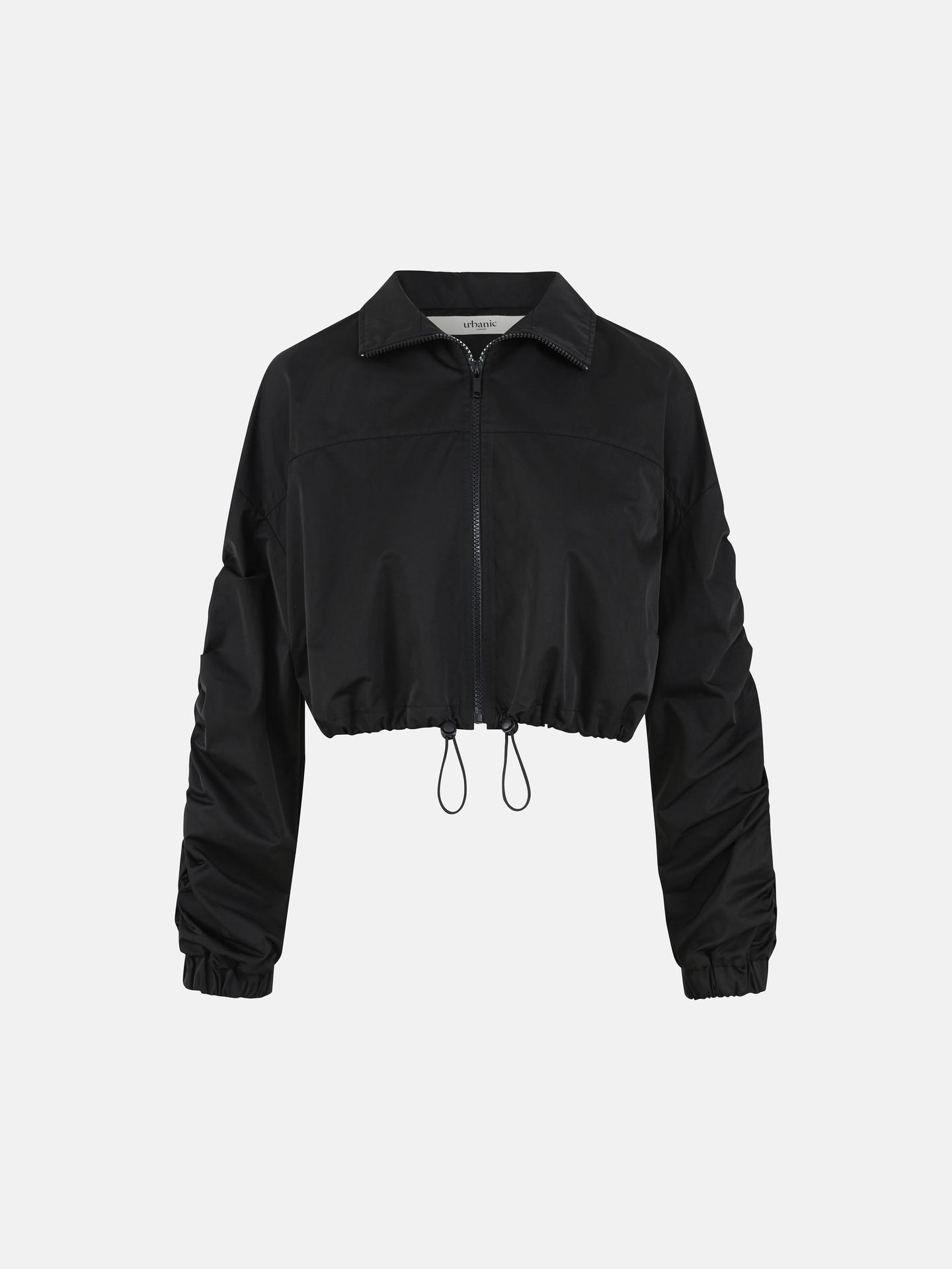 Bomber Jacket with Drawstrings