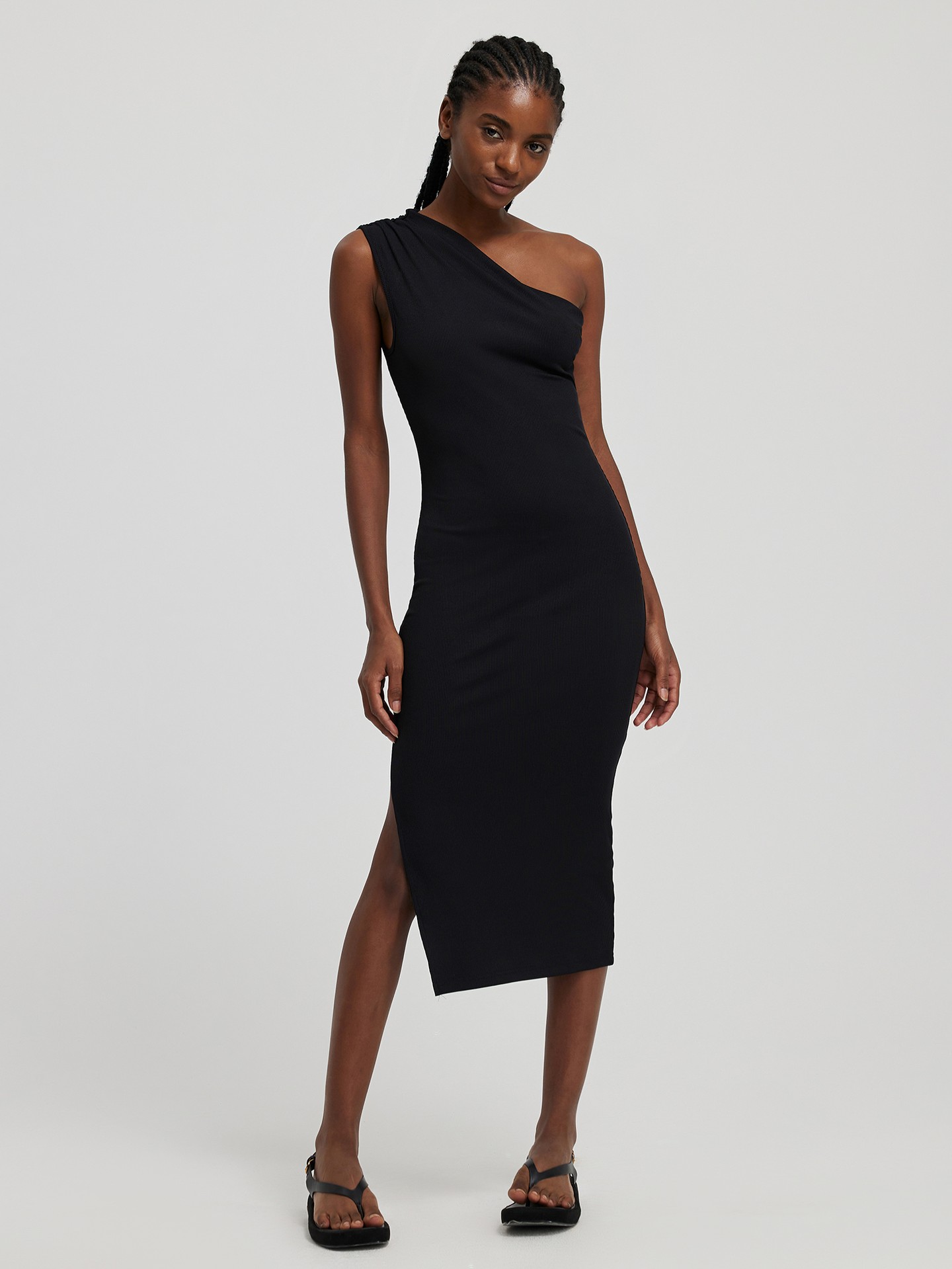 Asymmetrical bodycon outlet dress