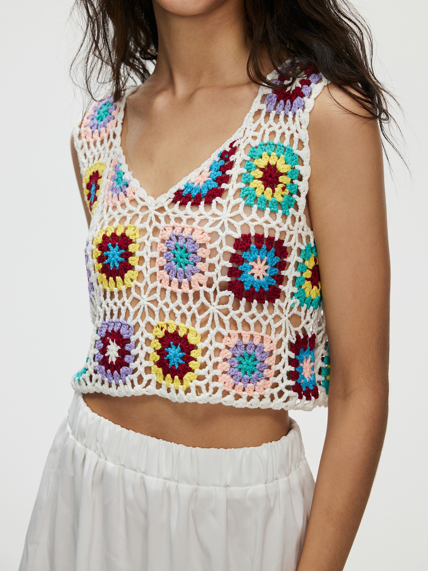 Multiway Handmade Adjustable Crochet Crop Top, Crochet Crop Top