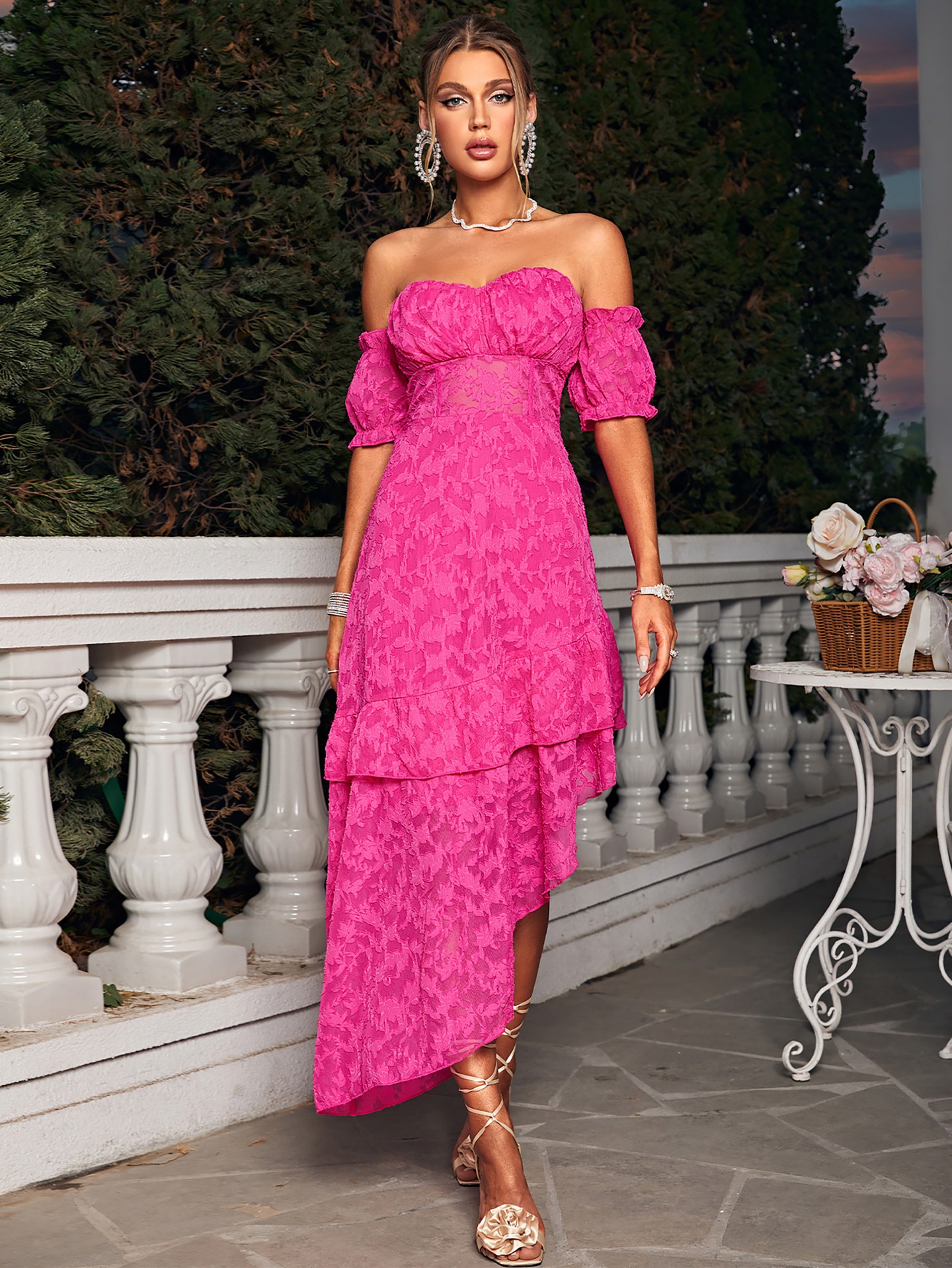 Asymmetric Cocktail Dress