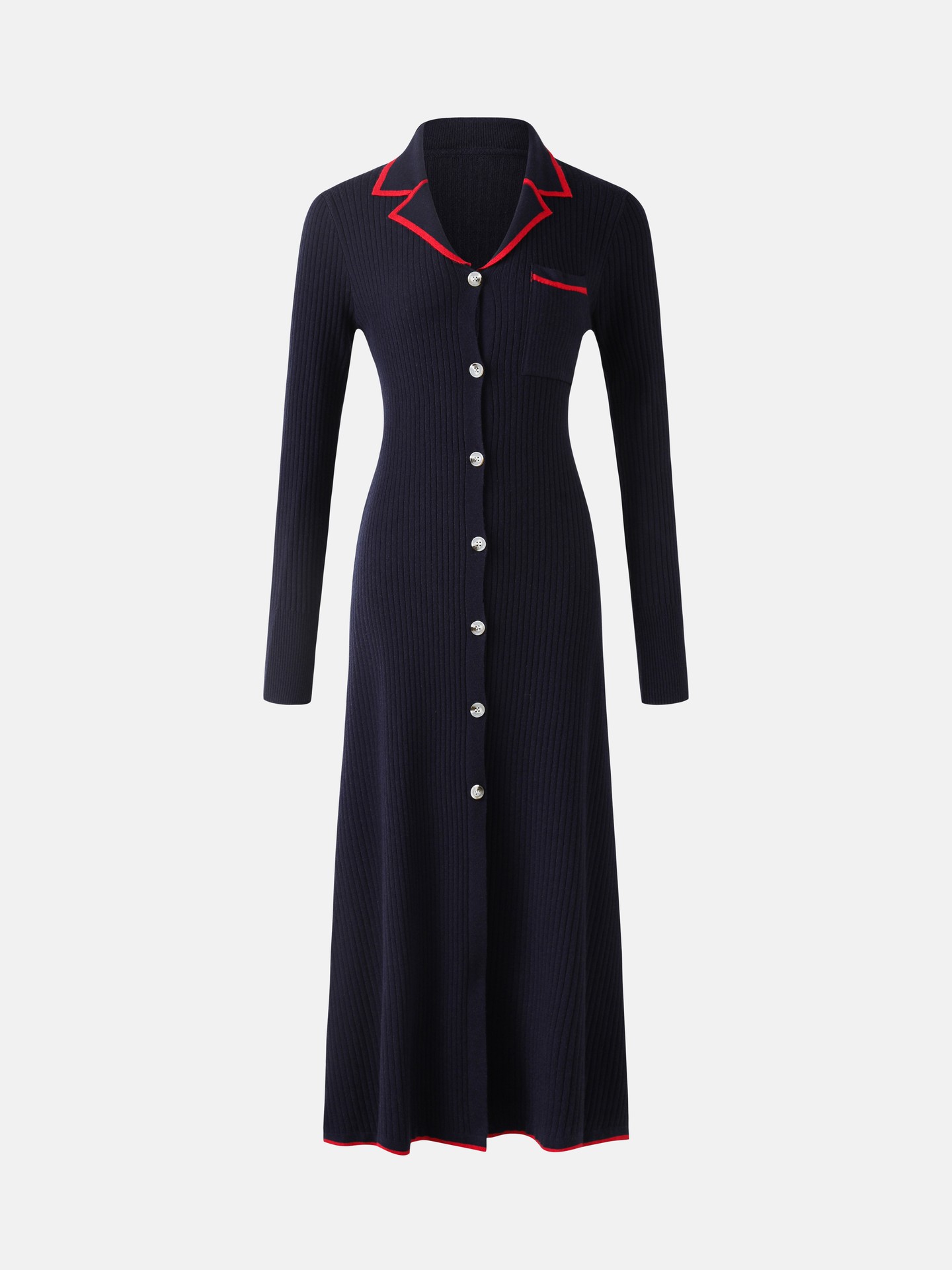 Knit Dress with Pocket