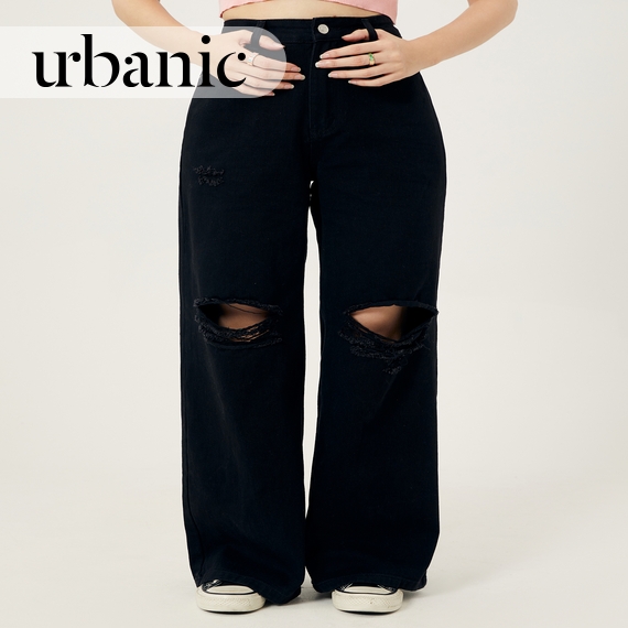 I Fashion and Lifestyle I Shop Online Ripped Wide Leg Jeans