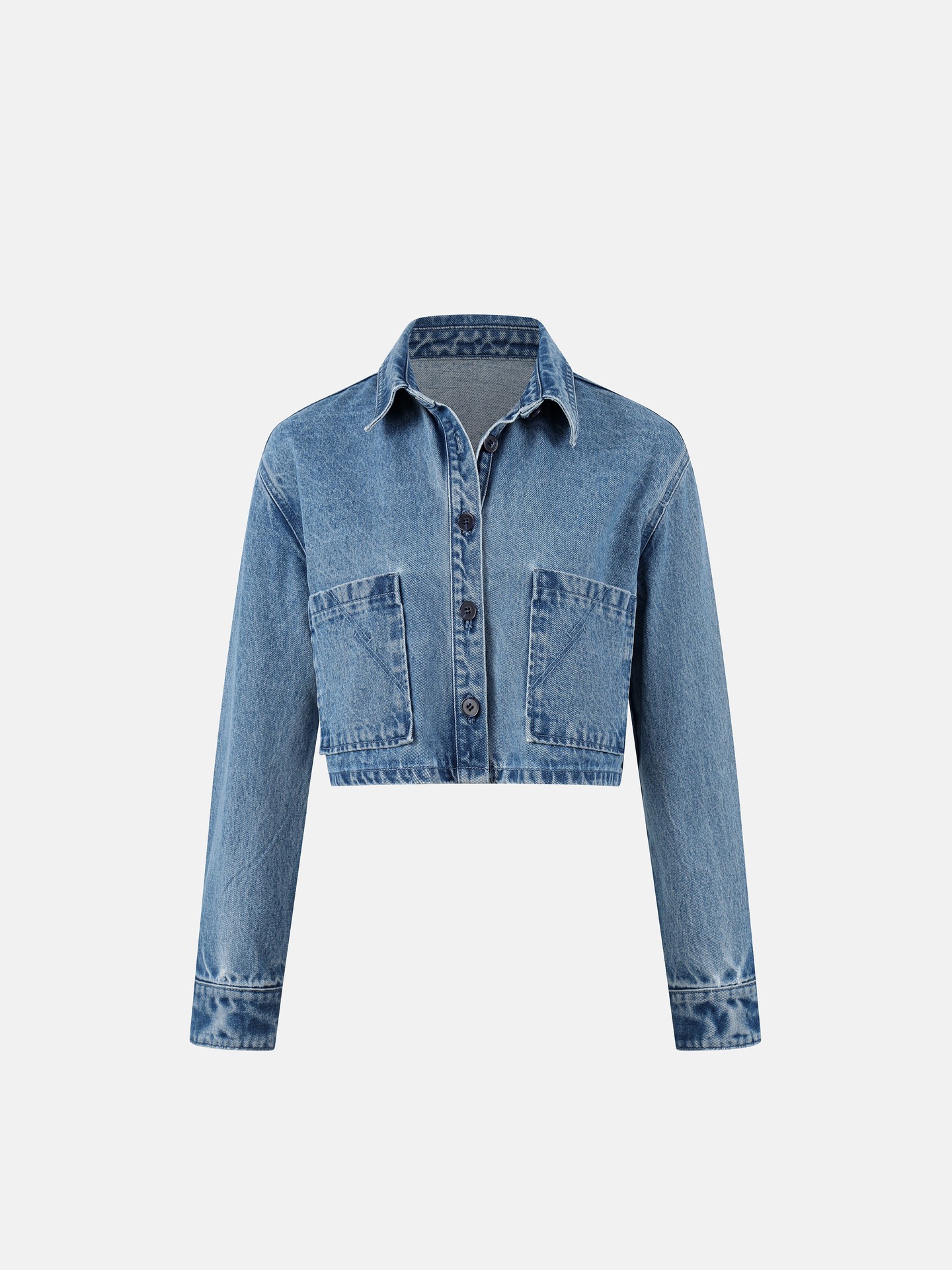 Denim Top with Pocket