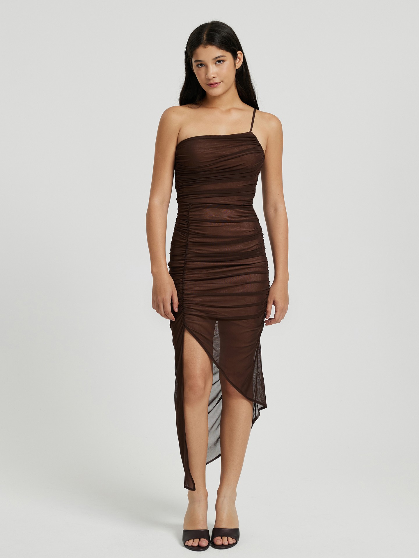 Gathered clearance bodycon dress