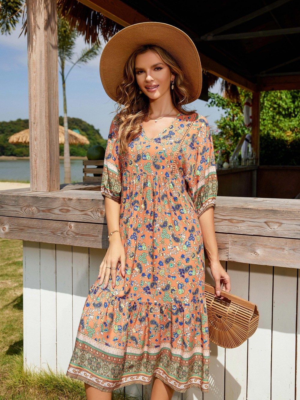 cotton summer house dresses