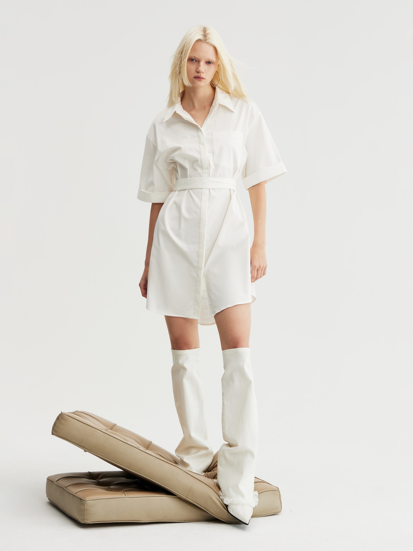 Pocket Shirt Dress