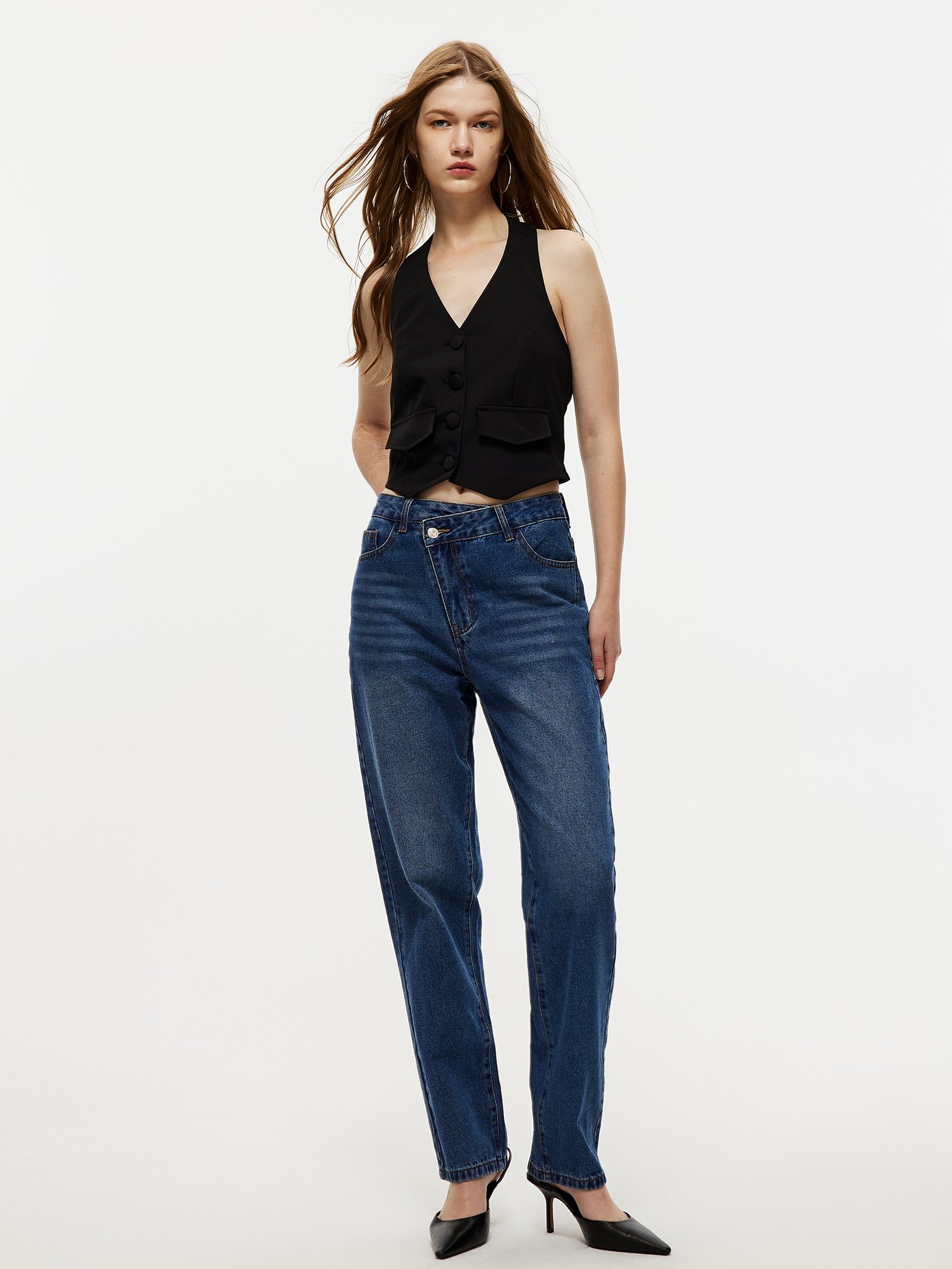 Low-waist Flare Leg Jeans丨Urbanic