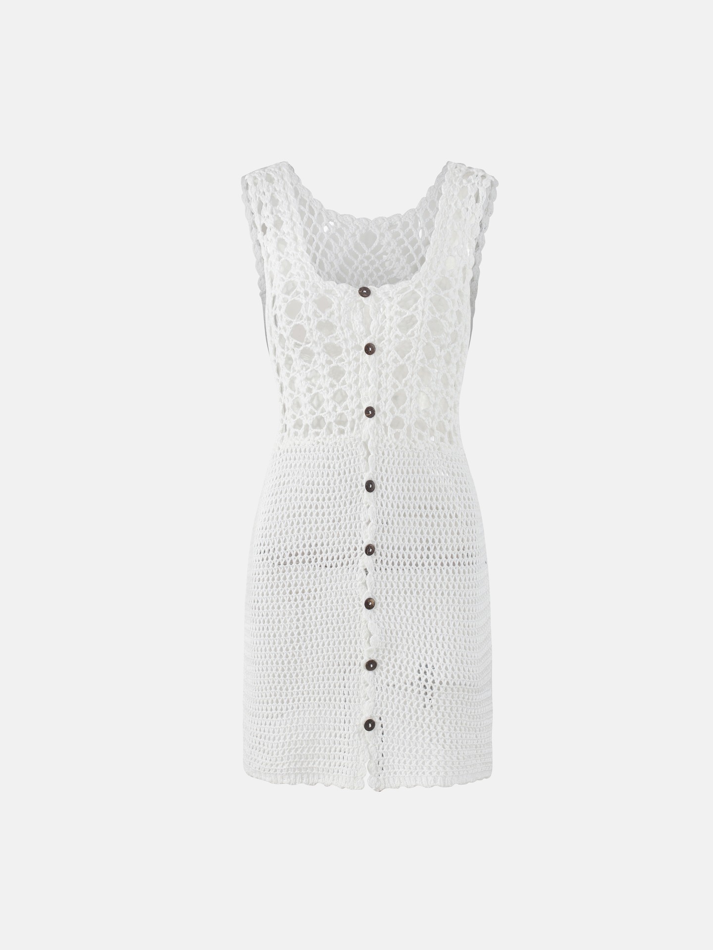 Openwork Knit Dress