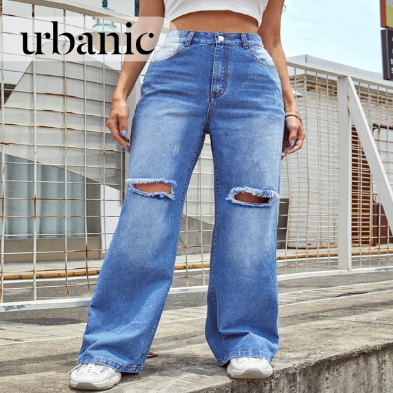 I Fashion and Lifestyle I Shop Online Ripped Straight Leg