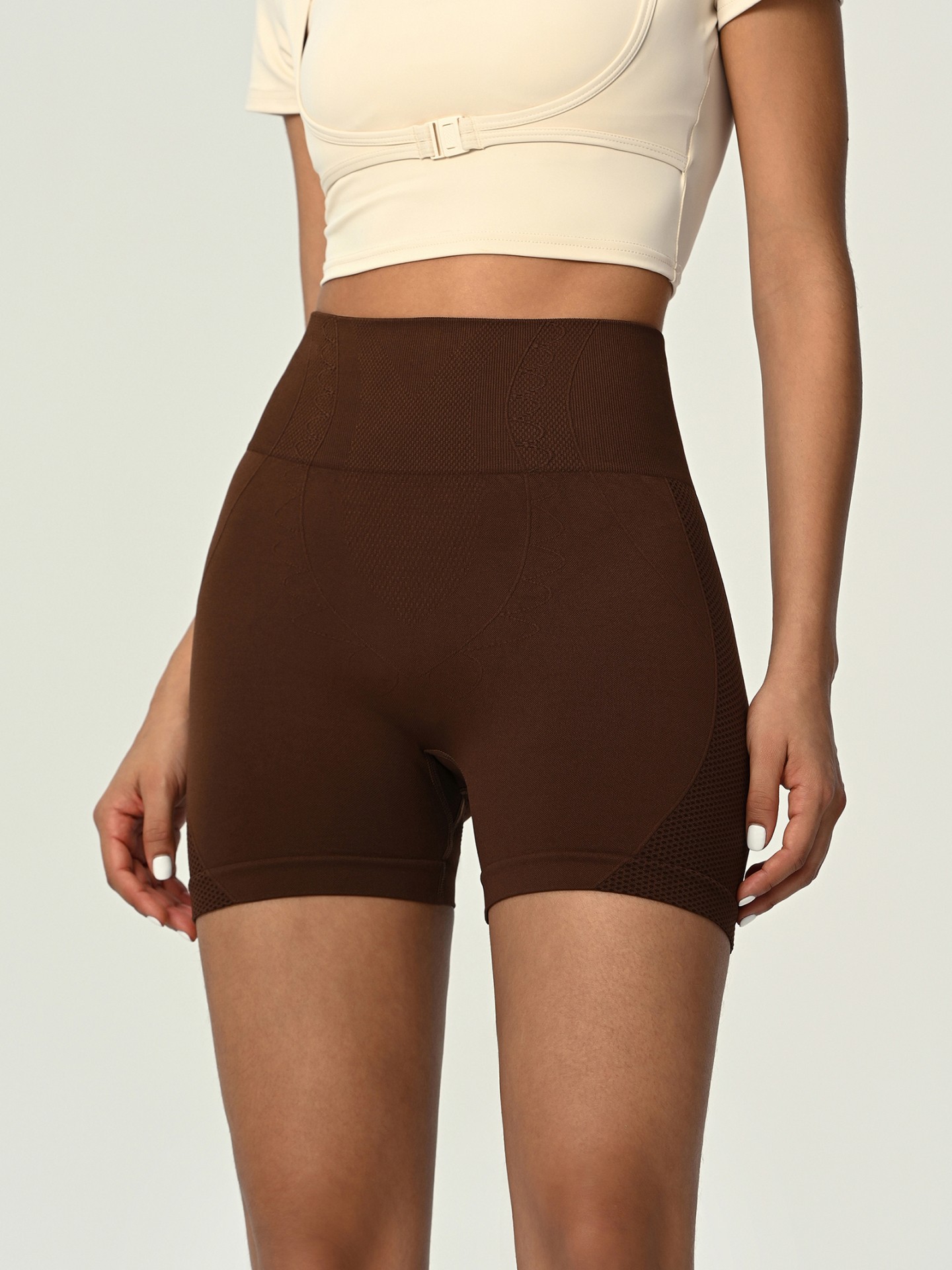 Cropped cycling online shorts