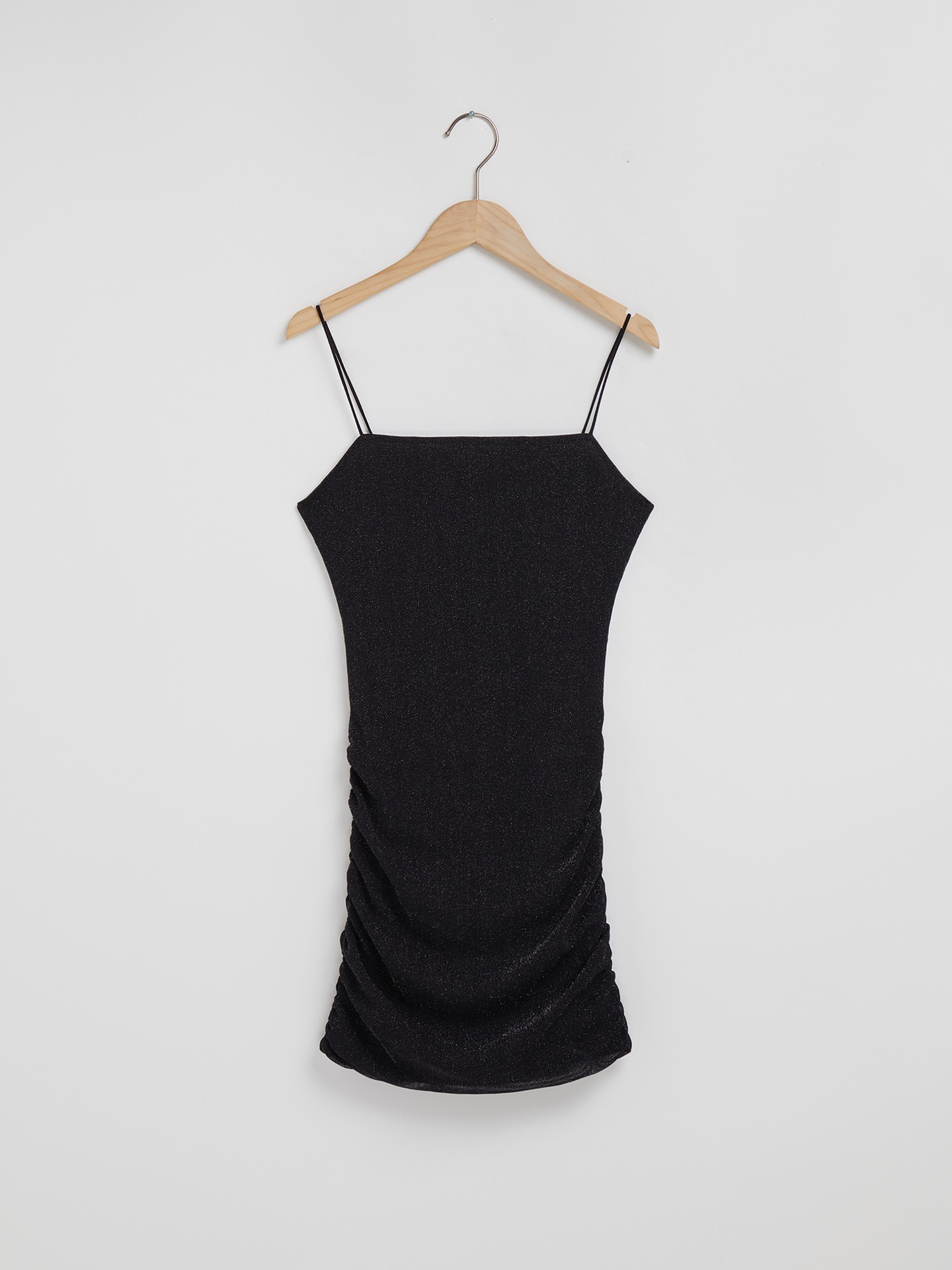 Black cami dress on sale with white top