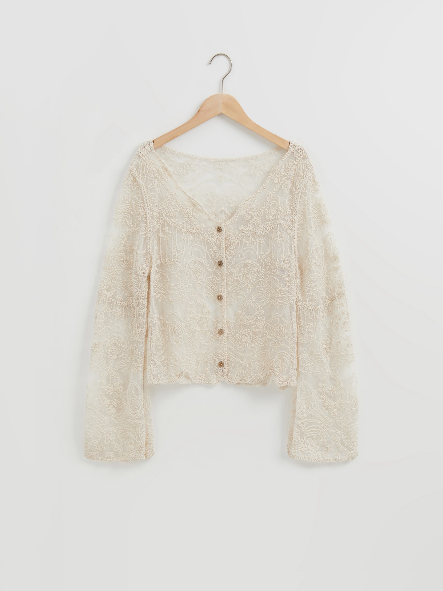 Sheer lace clearance cardigan