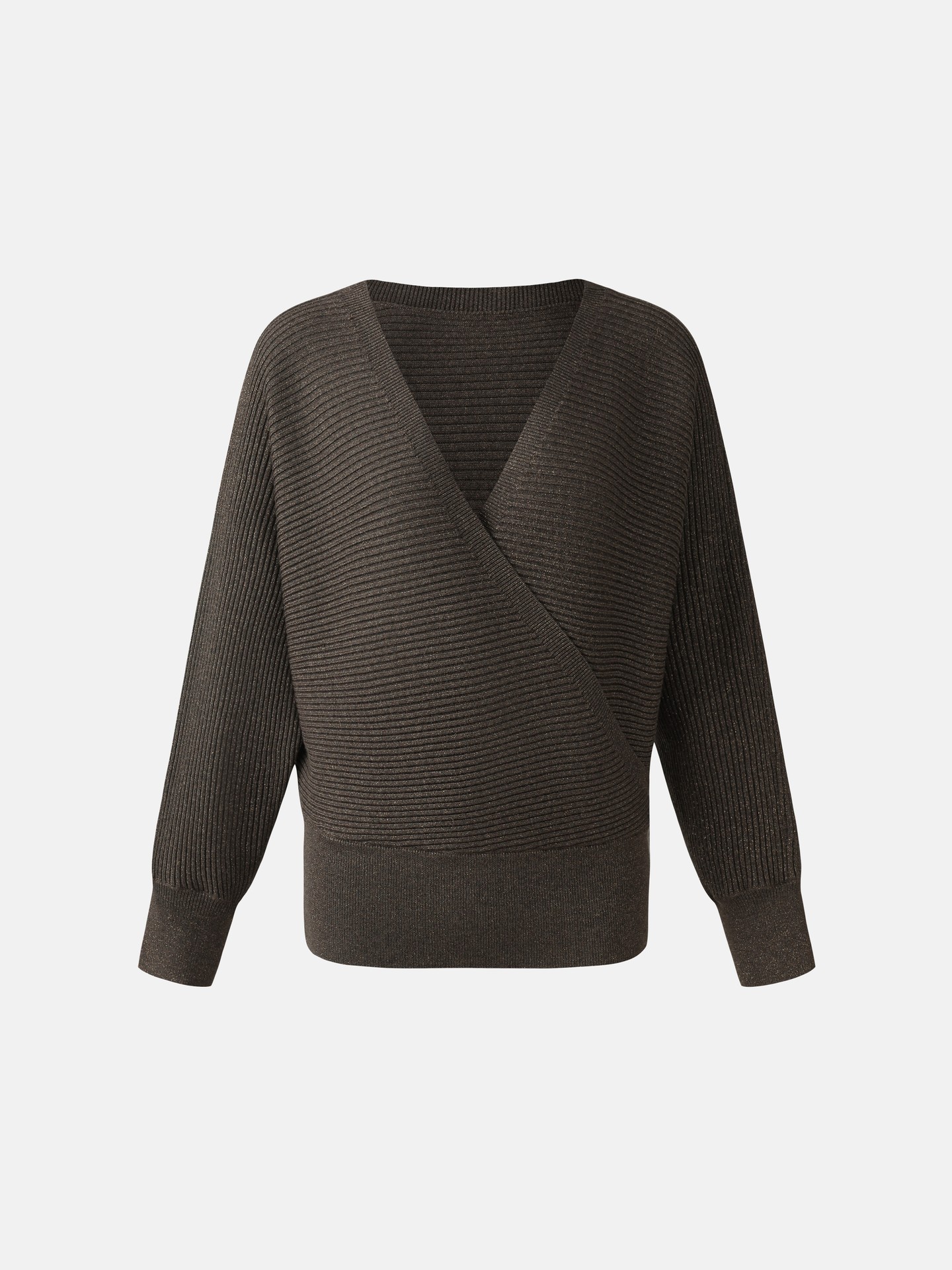 Wrapped Knit Pullover