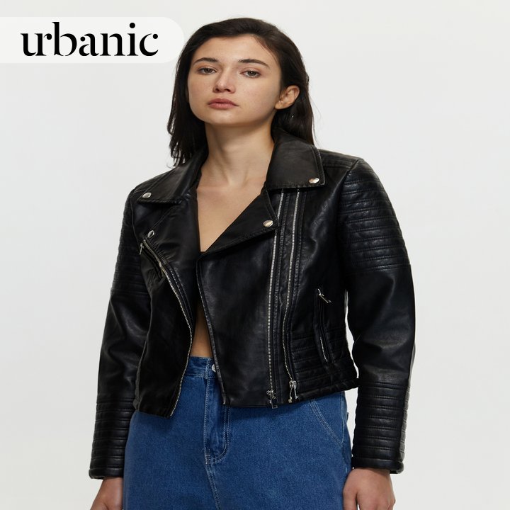 Faux Leather Jacket | Urbanic