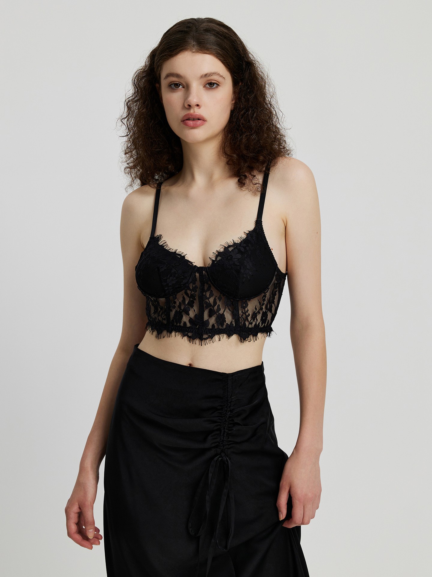 Top discount bralette negro