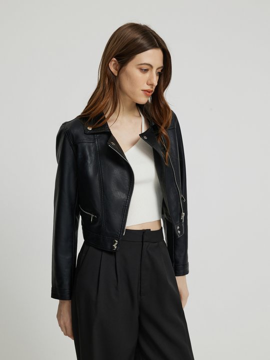 Monte carlo leather jackets for outlet ladies