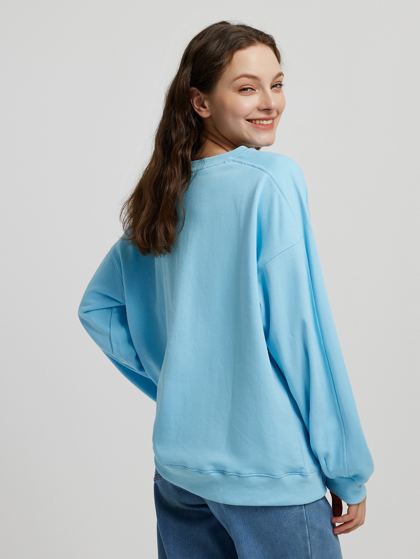 Oversized popular destination sweatshirt, Twik