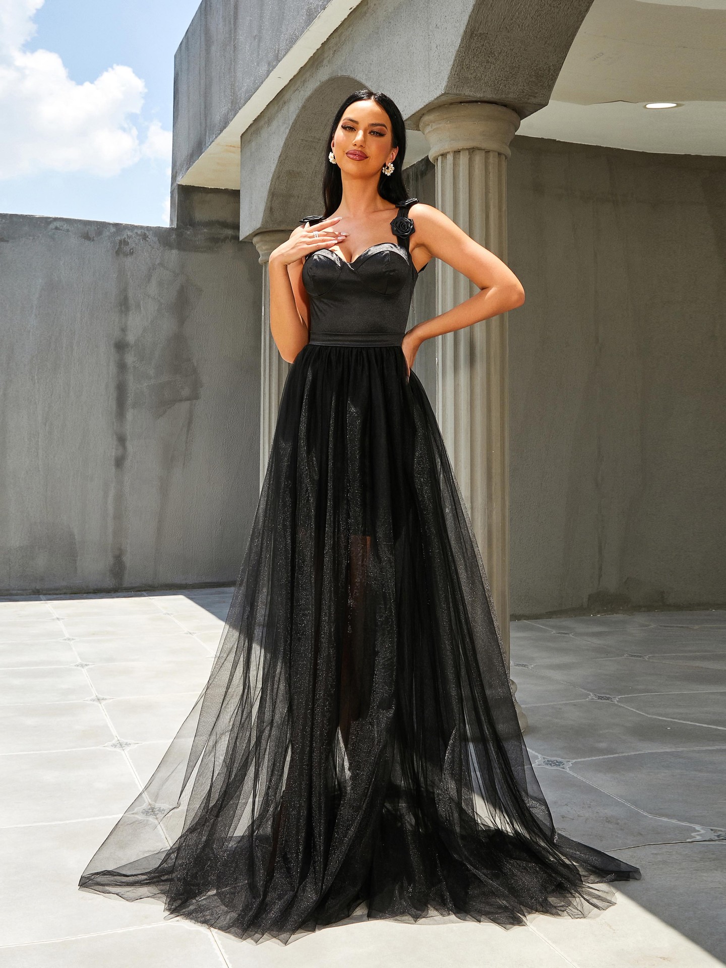 Sheer Cocktail Dress