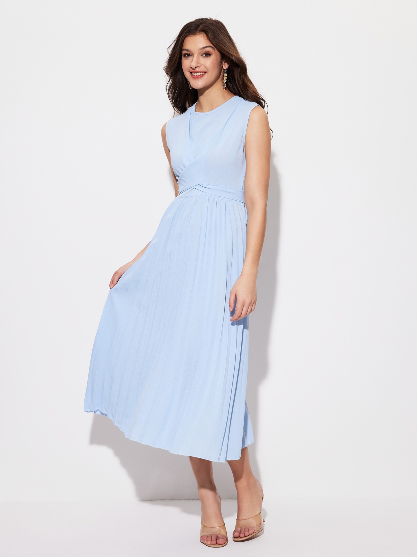 Crisscross A-Line Dress