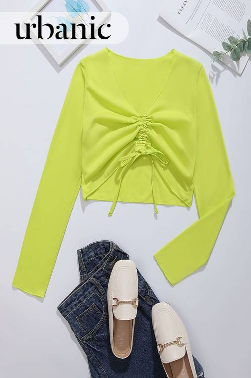 drawstring pullover t shirt urbanic