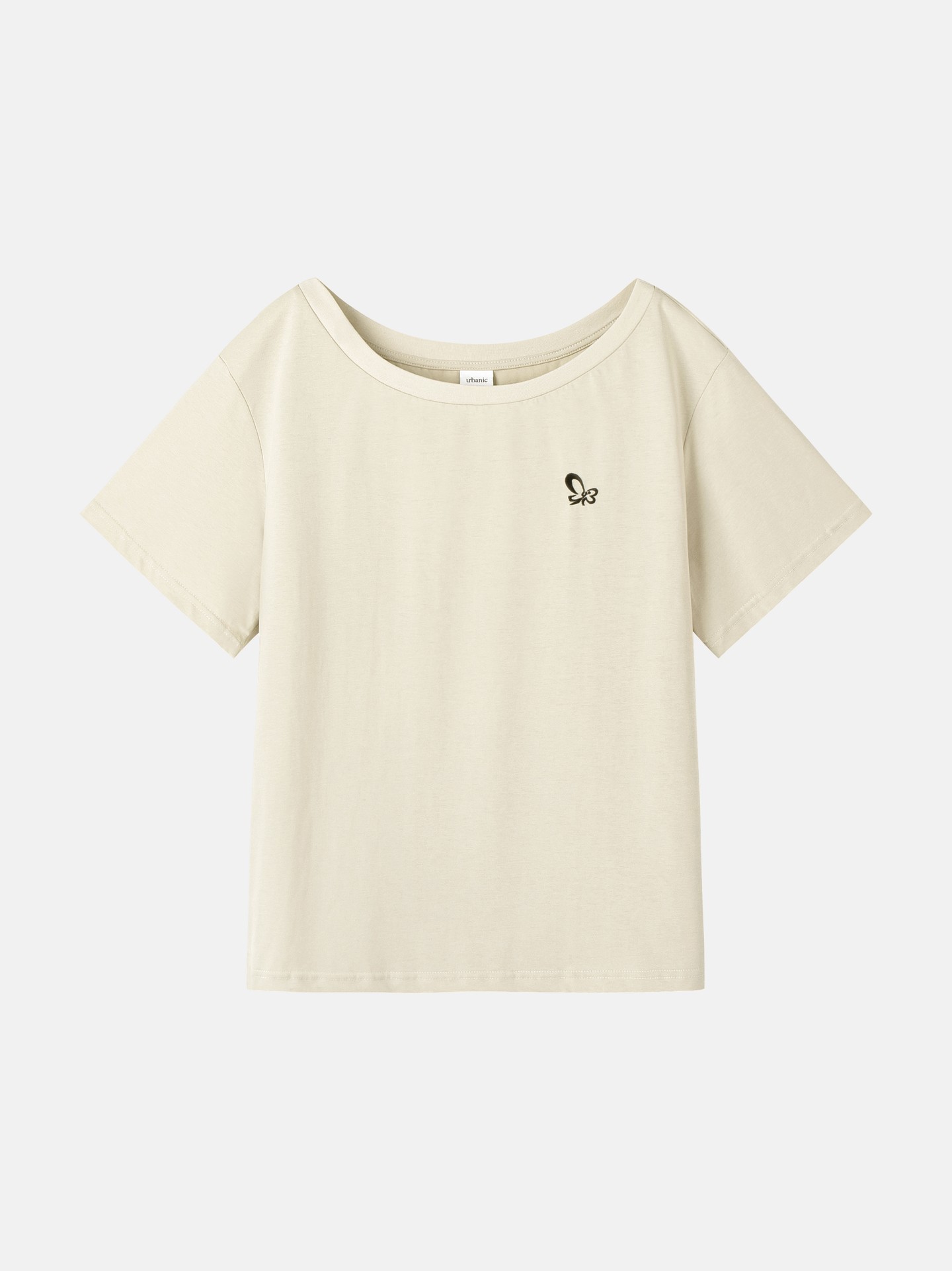 Mini Butterfly Embroidered Oversize T-Shirt