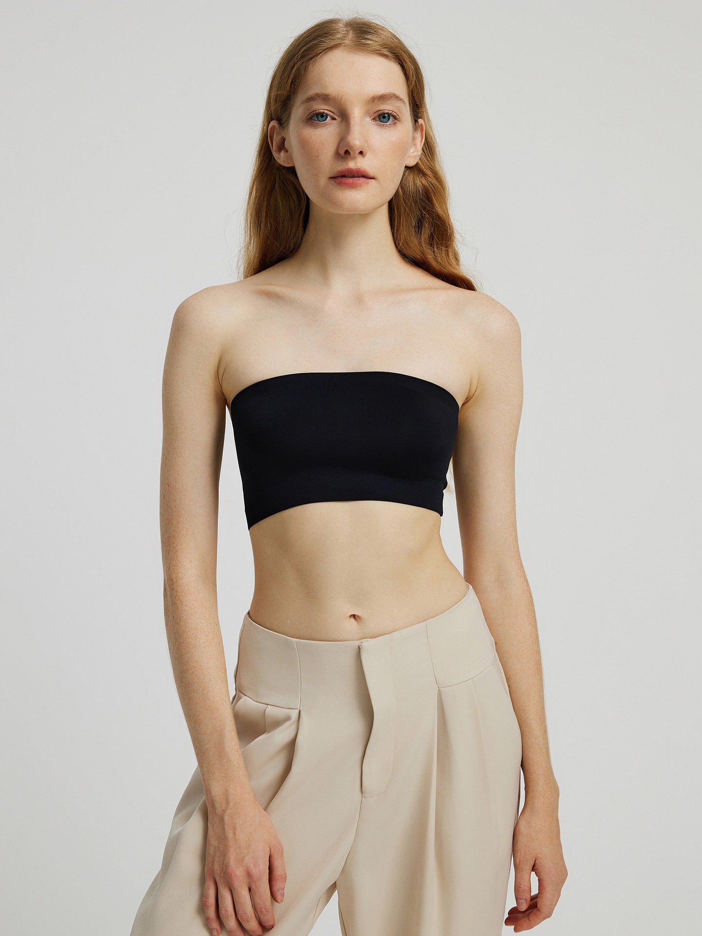 Top crop invisible strapless, Urbanic