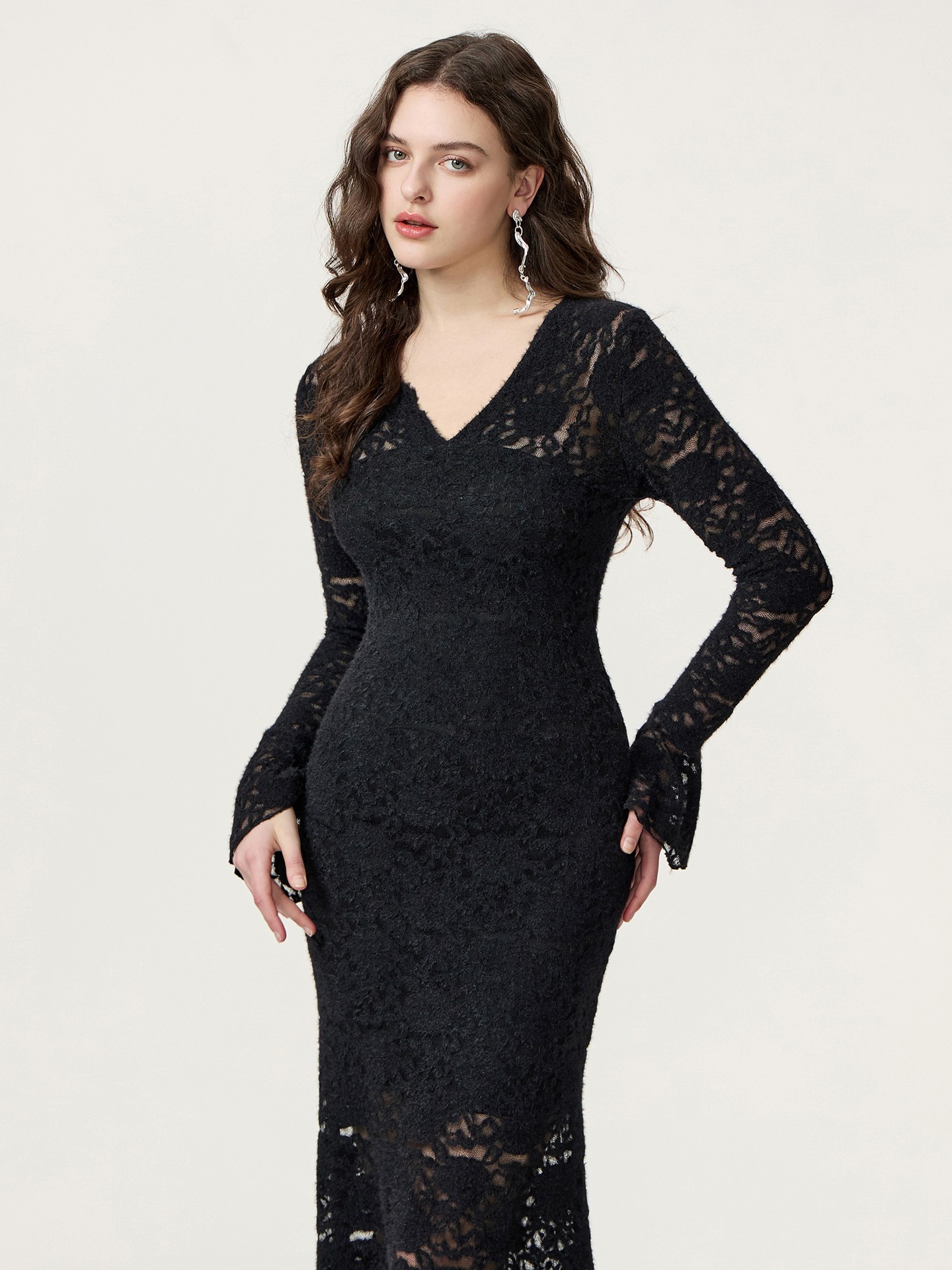 Sheer Bodycon Dress