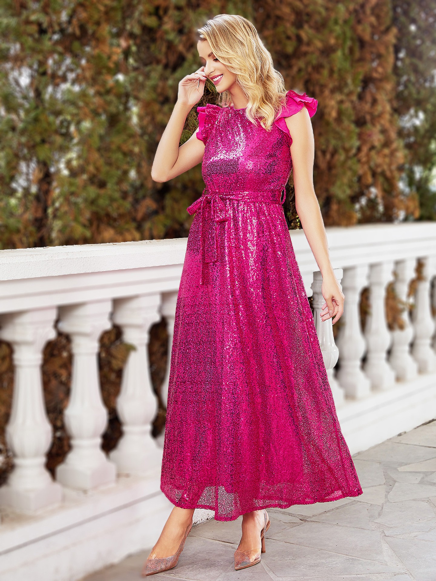 Tied A-Line Dress