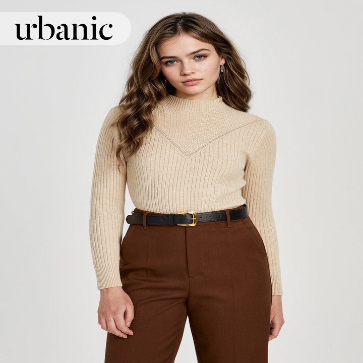 Patchwork Knit Top | Urbanic