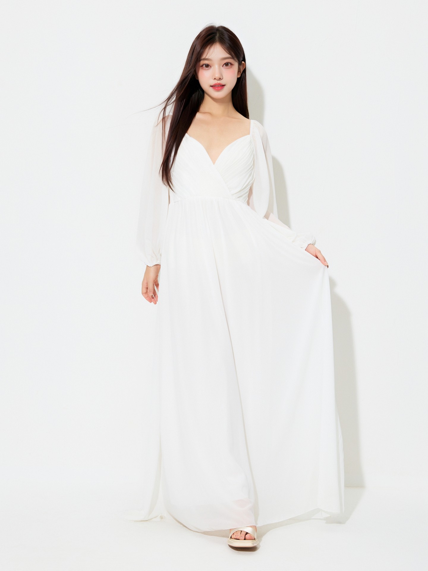 Open Back A-Line Dress