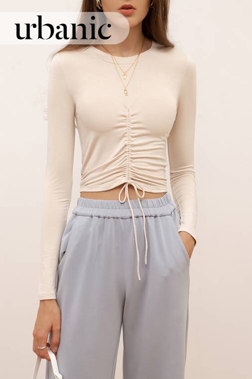 drawstring pullover t shirt urbanic