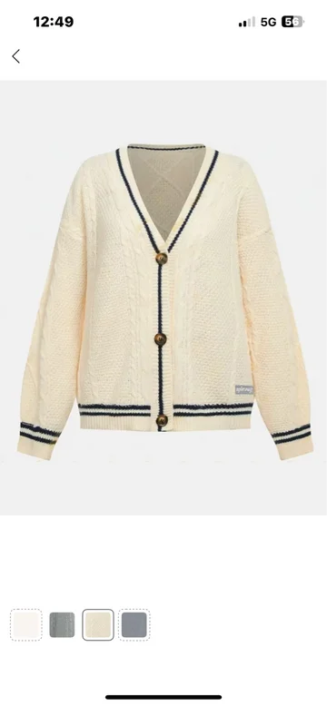 トップス Supreme Contrast Stitch cardigan L Contrast Stitch Button Up Sweater | Supreme 22fw
