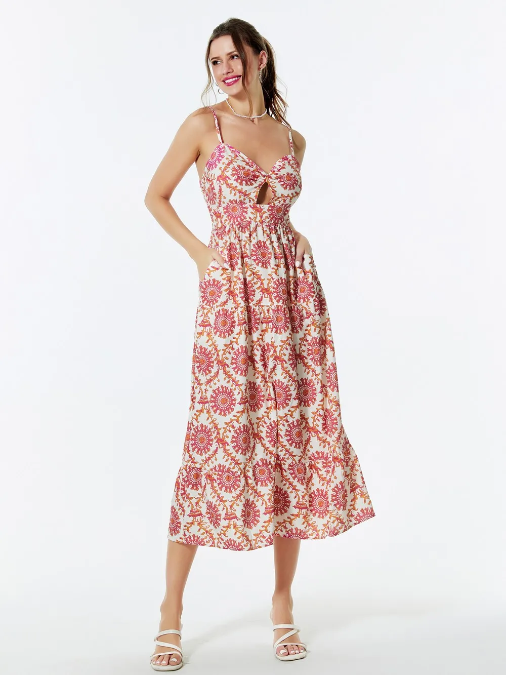 Ruffle A-Line Dress