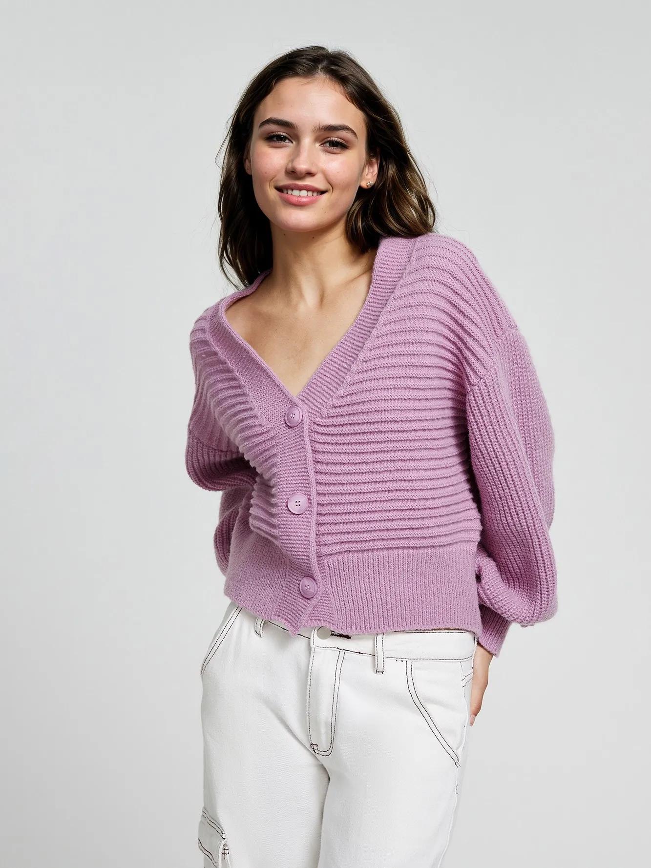 Buttoned Knit Cardigan丨Urbanic
