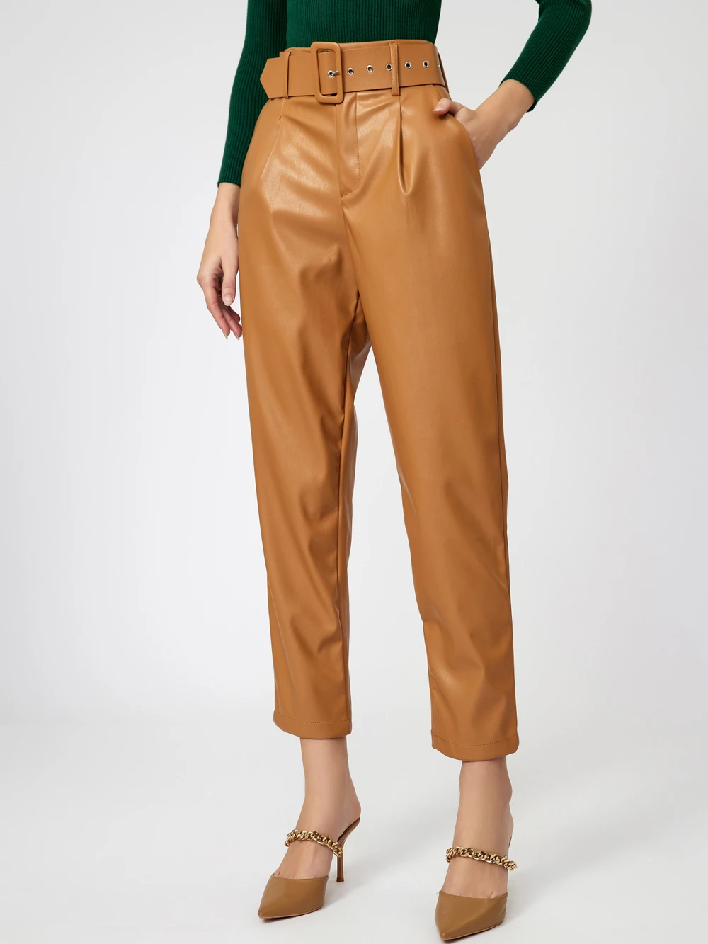 Zipper Tapered/Carrot Pants