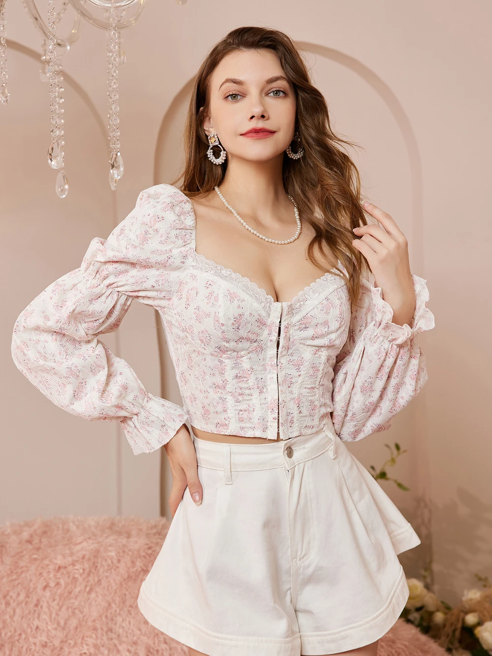 Patchwork Pullover Blouse